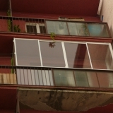 Holešov zasklení balkonu