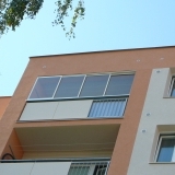Zlín zasklení balkonu