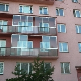 Holešov zasklení balkonu